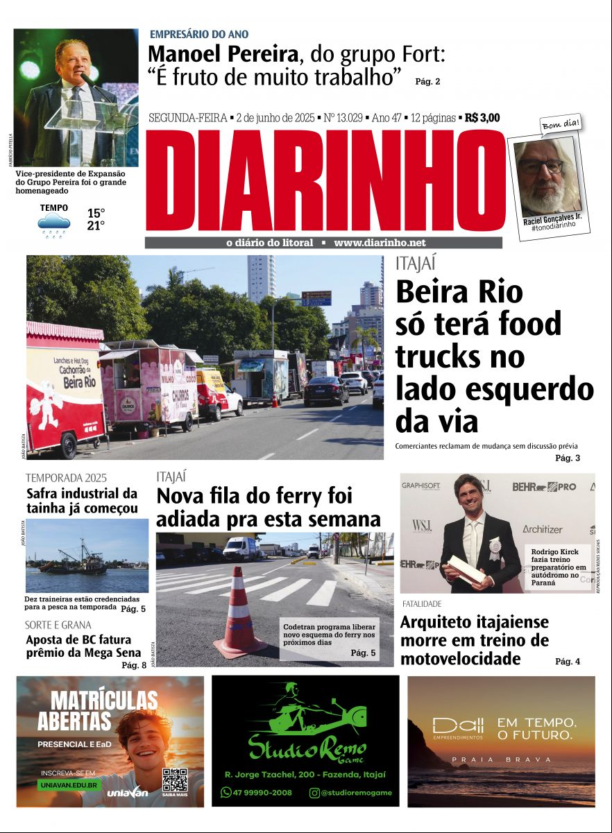 Capa de hoje