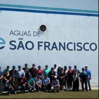 SEM CHEIRO E SEM RUIDO: Comitiva de Penha faz visita técnica a Estação de Tratamento de Esgoto em São Francisco do Sul e elogia tecnologia usada na construção