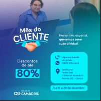 Campanha da Águas de Camboriú, Águas de Penha e Águas de Bombinhas facilita regularização de dividas em setembro