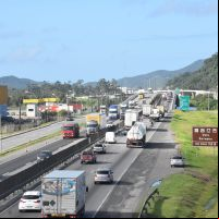 Acostamento da BR 101 é liberado ao trânsito