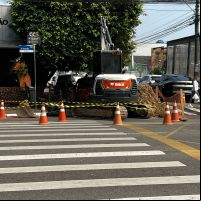 Terceira avenida vai ter trânsito em meia pista para obra na rede