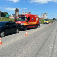 Ciclista morre em acidente na marginal da BR 101