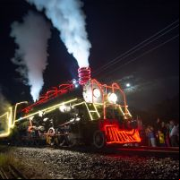 Maria Fumaça terá caravana de Natal em ferrovias de SC