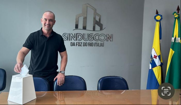 Nova diretoria do Sinduscon toma posse com cerimônia no Clube Atiradores (Foto: Divulgação)