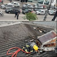 Churrascaria da Terceira avenida tem incêndio no telhado; veja o vídeo 