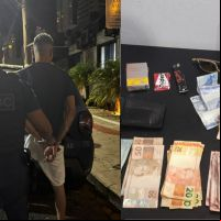 Traficante é preso pela segunda vez em menos de 24 horas na praia Central