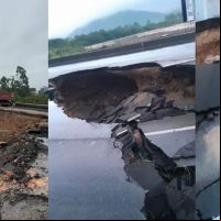 Cratera bloqueia BR 101 nesta sexta-feira