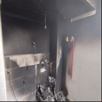 PM vai parar na UPA após inalar fumaça tóxica em incêndio em Piçarras
