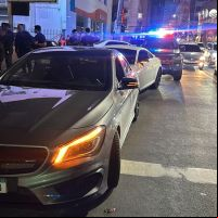 Racha de Mercedes e Audi termina com dois motoristas  presos em Balneário Camboriú