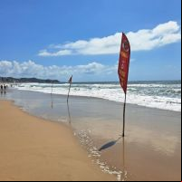 Adolescente desaparece no mar da Praia Brava