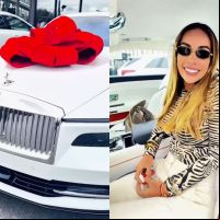 Tati Barbieri ganha Rolls-Royce de R$ 7 milhões do maridão