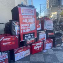 Mesmo com breque nacional, motoboys dizem que empresas ignoram reivindicações