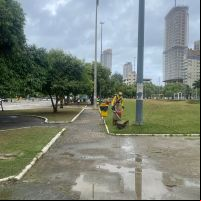 “Faz uns oito anos que ninguém faz uma geral aqui na Beira Rio,” diz secretário de Obras