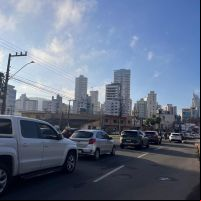 Sextou com trânsito em Itajaí e região