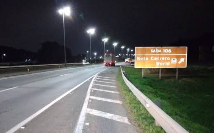 Acidente aconteceu perto do o para a Transbeto (Foto: Reprodução)