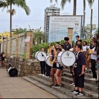 Blitz educativa mobiliza alunos de escolas municipais de Itajaí