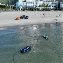 Por que navegar na orla fica proibido durante a safra da tainha?