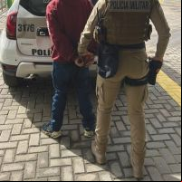 Foragido é capturado pela PM em Balneário