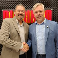 Deputado Fabiano da Luz, candidato à presidência do PT catarinense, visita o DIARINHO
