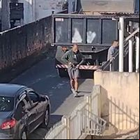 Preso o GM que ameaçou caminhoneiro com arma