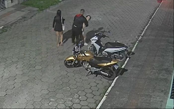 Legenda: Em plena madrugada, rachas, som alto e até seios à mostra Imagens: Reprodução / Vídeo