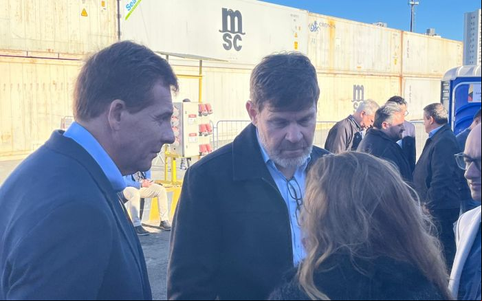 Liba e Pavan marcam presença no evento de Lula em Itajaí