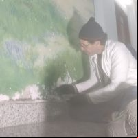Painéis de Smykalla no Santuário de Navegantes am por ações de restauro